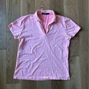 Pink Polo Ralph Lauren Golf Shirt Woman Size Small